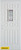 Art Deco Patina Rectangular Lite 12-Panel White 36 In. x 80 In. Steel Entry Door - Right Inswing