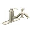 Fairfax Single-Control Kitchen Sink Faucet In Vibrant Brushed Nickel