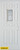 Traditional 12-Panel White 34 In. x 80 In. Steel Entry Door - Left Inswing