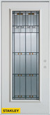 Architectural Patina Full Lite White 32 In. x 80 In. Steel Entry Door - Left Inswing