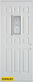 Traditional 12-Panel White 36 In. x 80 In. Steel Entry Door - Left Inswing