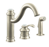 Fairfax Single-Control Remote Valve Kitchen Sink Faucet In Vibrant Brushed Nickel