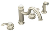Fairfax High Spout Kitchen Sink Faucet In Vibrant Brushed Nickel