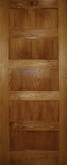 30x80 A Zen Designed 5 panel Shaker door in Clear Pine