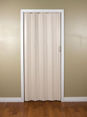 Sienna 24 to 36 Inch Cottage White Accordion Folding Door