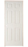 6 Panel Textured Pre-Hung Door 24in x 80in - RH