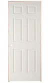 6 Panel Textured Pre-Hung Door 30in x 80in - RH