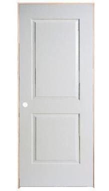 2 Panel Smooth Pre-Hung Door 28in x 80in - RH