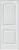 Primed 2-Panel Plank Smooth Prehung Interior Door 32 In. x 80 In. Right Hand