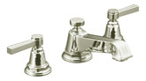 Pinstripe Widespread Lavatory Faucet In Vibrant Polished Nickel