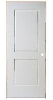 2 Panel Smooth Pre-Hung Door 24in x 80in - LH