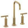 Purist Widespread Lavatory Faucet In Vibrant Brushed Bronze