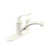 Coralais Decorator Kitchen Sink Faucet In Biscuit