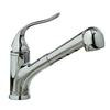 Coralais Single-Control Pullout Spray Kitchen Sink Faucet In Polished Chrome