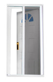 SeasonGuard White 81.5 Inch Retractable Screen Door Fits Standard Doors 79 Inch to 80.5 Inch