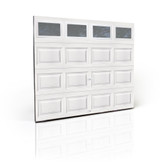 Premium Series 3000SP 9FeetX7Feet White With Insulated Plain Windows and Ez-Set Torsin Spring System