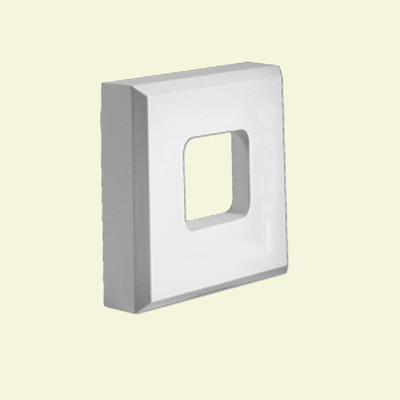 8 Inch x 8 Inch x 2 Inch Primed Polyurethane Fixture Mount