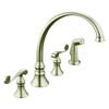 Revival Kitchen Sink Faucet In Vibrant Brushed Nickel