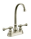 Revival Entertainment Sink Faucet In Vibrant Brushed Nickel
