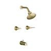 Revival Bath And Shower Faucet In Vibrant Brushed Bronze