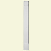 1-5/8 Inch x 6-1/4 Inch x 90 Inch Primed Polyurethane Pilaster Plain with Molded Plinth
