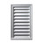 19-1/2 Inch x 27-1/2 Inch x 2 Inch Polyurethane Decorative Vertical Louver Gable Grill Vent