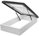 Roof Access Double Glazed Clear Acrylic Dome Skylight - 2 Ft. x 4 Ft.