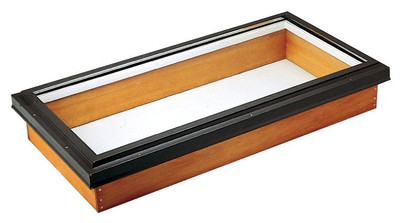 Fixed Wood Deck Mount LoE3 Clear Glass Skylight 21.25 Inch x 36.5 Inch