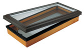 Venting Manual Wood Deck Mount LoE3 Clear Glass Skylight 21.25 Inch x 44.75 Inch