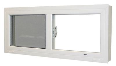 Slider Basement Window (28.25 Inch x 13.5 Inch)