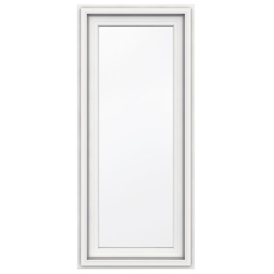 5000 SERIES Vinyl Right Handed Casement Window 24x60 Featuring J Channel Brickmould