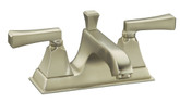 Memoirs Centerset Lavatory Faucet With Stately Design In Vibrant Brushed Nickel