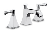 Memoirs Widespread Lavatory Faucet With Stately Design In Polished Chrome