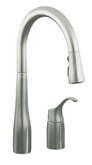 Simplice Pull-Down Kitchen Sink Faucet In Vibrant Stainless