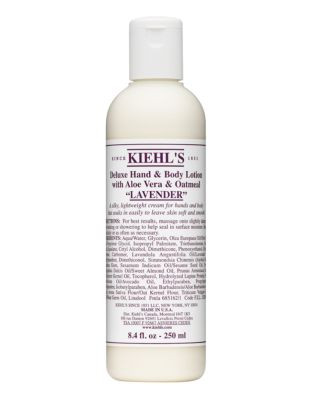 Kiehl'S Since 1851 Lavender Deluxe Hand and Body Lotion with Aloe Vera and Oatmeal - 250 ML