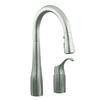 Simplice Pull-Down Secondary Sink Faucet In Vibrant Stainless