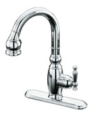 Vinnata Secondary Kitchen Sink Faucet In Polished Chrome