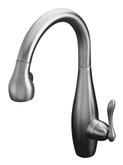 Clairette Kitchen Sink Faucet In Brushed Chrome
