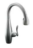 Clairette Kitchen Sink Faucet In Vibrant Stainless