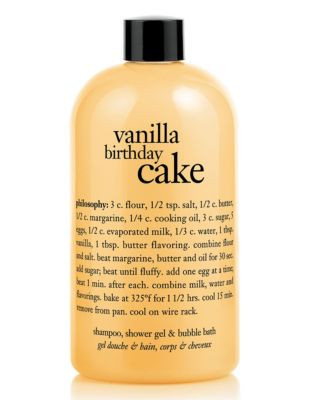 Philosophy vanilla birthday cake shampoo shower gel and bubble bath - 480 ML