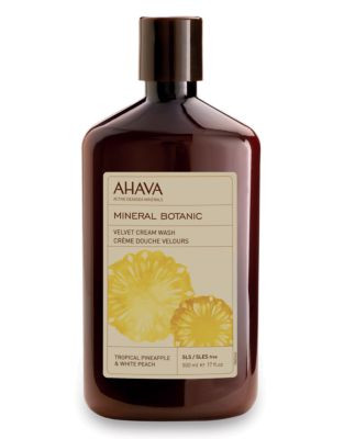 Ahava Mineral Botanic Cream Wash - Pineapple and Peach - 500 ML