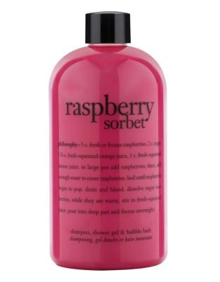 Philosophy raspberry sorbet shampoo shower gel and bubble bath - 480 ML