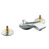 Taboret Widespread Lavatory Faucet in Polished Chrome
