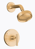 Purist Rite-Temp Pressure-Balancing Shower Faucet Trim, Valve Not Included In Vibrant Brushed Bronze