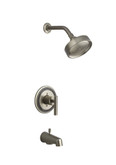 Taboret Rite-Temp Pressure-Balancing Bath And Shower Faucet Trim, Valve Not Included In Vibrant Brushed Nickel