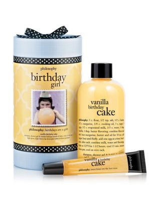 Philosophy birthday girl vanilla birthday cake gift set