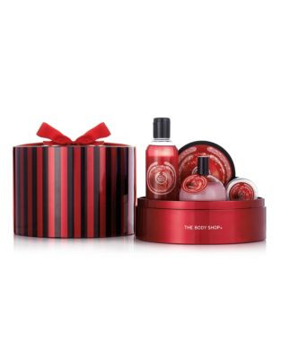 The Body Shop Deluxe Tin of Delights Frosted Cranberry Gift Set
