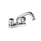 Cadet 2-Handle Kitchen Faucet in Chrome with Hose End
