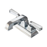Town Square 4 Inch 2-Handle Low-Arc Bathroom Faucet in Polished Chrome