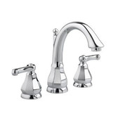 Dazzle 8 Inch Widespread 2-Handle High-Arc Bathroom Faucet in Polished Chrome with Metal Speed Connect Pop-Up Drain